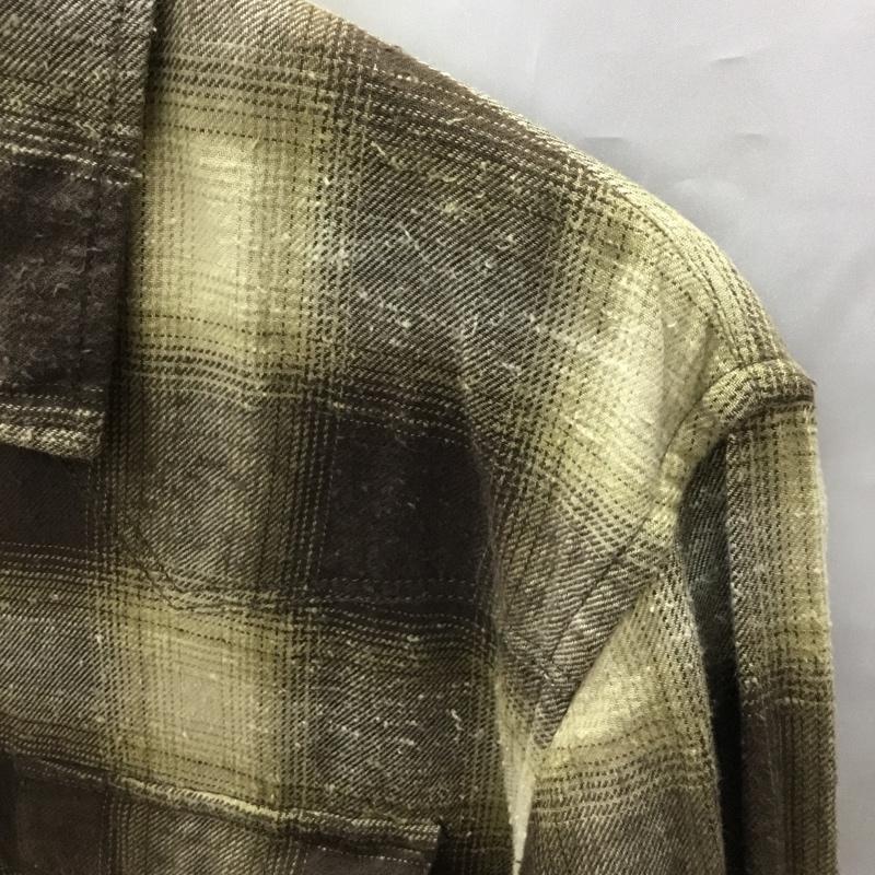 ナノユニバース nano・universe シャツ、ブラウス 長袖 長袖シャツ カラーシャツ ポケットシャツ ネルシャツ チェックシャツ L チェック マルチカラー / マルチカラー /  メンズ USED 古着 中古 10108286