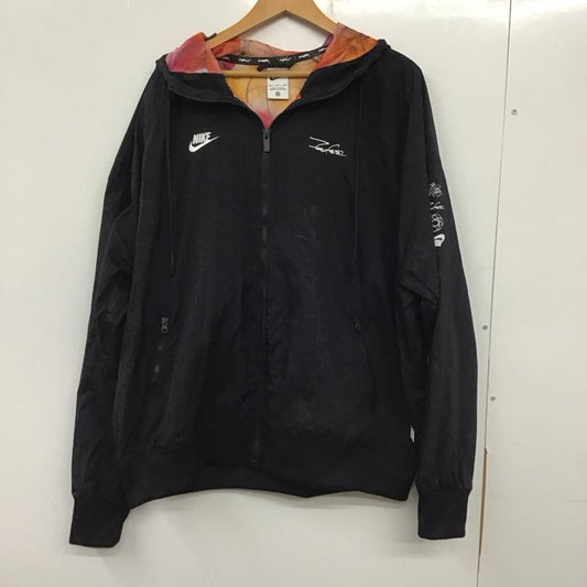 ナイキ NIKE ジャケット、上着 ジャケット、ブレザー hf7821-010 ブレーキングLNDWRジャケット ジップアップパーカー ナイロンジャケット XXL ロゴ、文字 黒 / ブラック /  メンズ USED 古着 中古 10136862