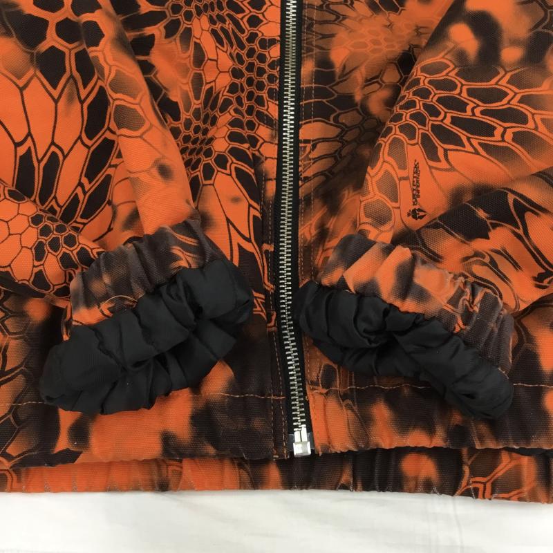 ステューシー STUSSY ジャケット、上着 ジャンパー、ブルゾン Work Jacket Kryptek Camo M ロゴ、文字 橙 / オレンジ / X 黒 / ブラック /  メンズ USED 古着 中古 10137896