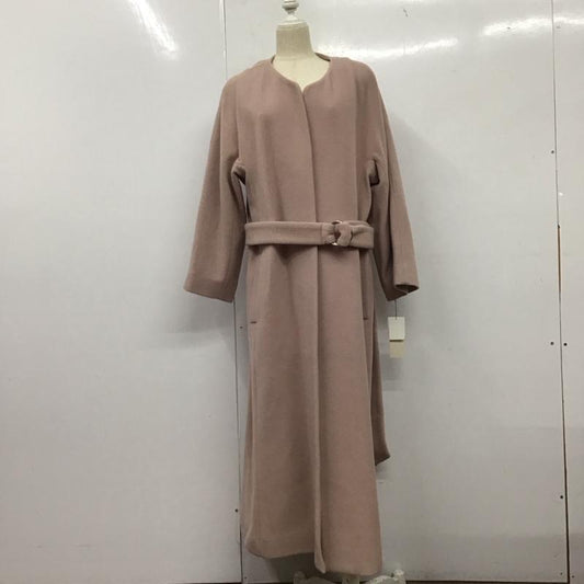 スナイデル SNIDEL ジャケット、上着 ジャンパー、ブルゾン swfc174008 長袖ロングコート ノーカラージャケット アウター FREE 無地 桃 / ピンク /  レディース USED 古着 中古 10141293