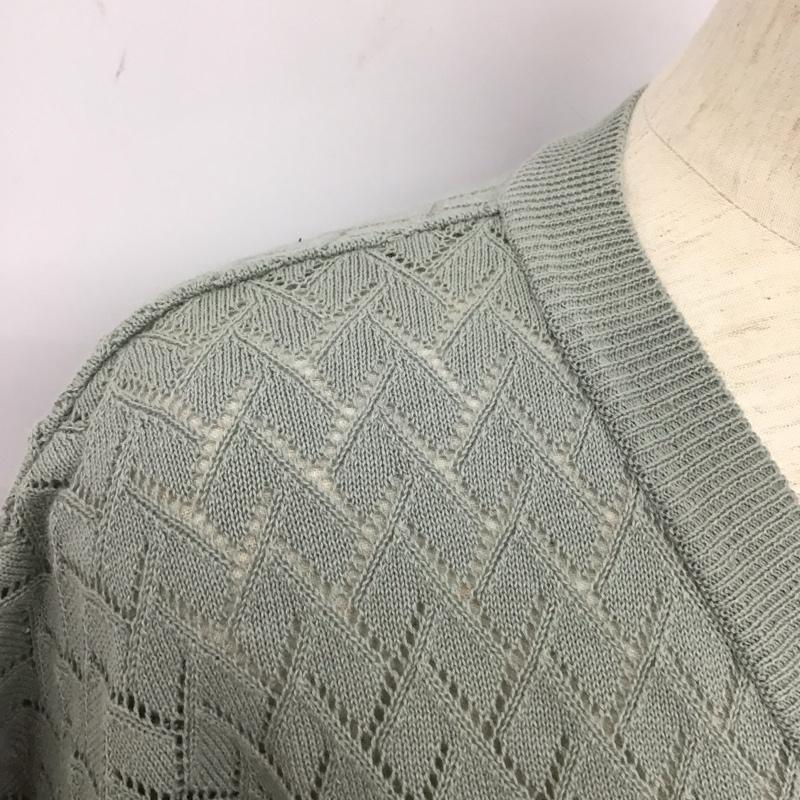 エヘカソポ ehka sopo カーディガン 七分袖 FREE 無地 マルチカラー / マルチカラー /  レディース USED 古着 中古 10126611