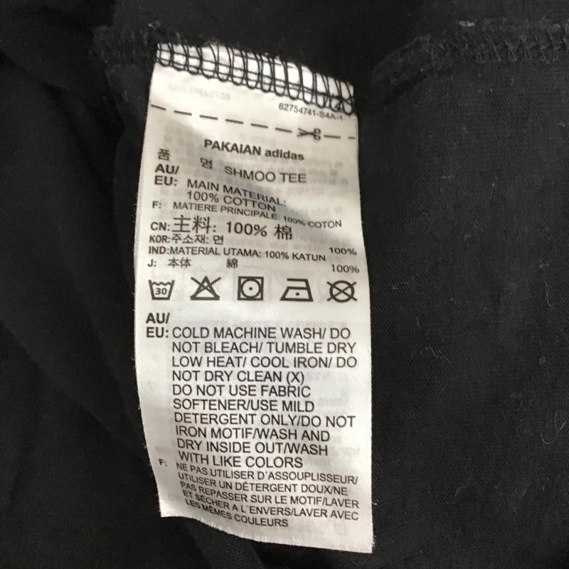 アディダスオリジナルス adidas originals Tシャツ 半袖 ec7373 MSHMOOTEE 半袖カットソー プリントTシャツ L プリント 黒 / ブラック /  メンズ USED 古着 中古 10113752