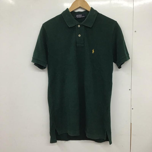 ポロバイラルフローレン Polo by RALPH LAUREN ポロシャツ 半袖 半袖ポロシャツ 半袖カットソー カラーシャツ ロゴ、文字 緑 / グリーン /  メンズ USED 古着 中古 10132274