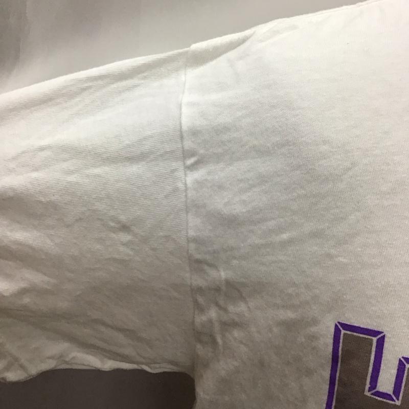 古着 USED Tシャツ 半袖 半袖カットソー プリントTシャツ クルーネックカットソー プリント 白 / ホワイト /  メンズ USED 古着 中古 10117458