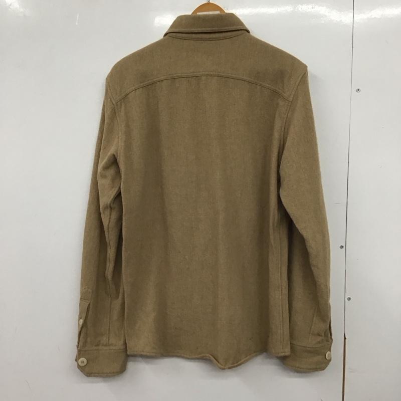 ジーディーシー GDC シャツ、ブラウス 長袖 長袖シャツ 無地シャツ カラーシャツ M 無地 ベージュ / ベージュ /  メンズ USED 古着 中古 10148122