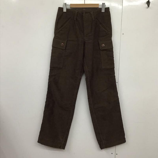 ハリウッドランチマーケット H.R MARKET パンツ ワークパンツ、ペインターパンツ ワイドパンツ カジュアルパンツ ワークパンツ ストレッチパンツ 1 無地 茶 / ブラウン /  メンズ USED 古着 中古 10144154