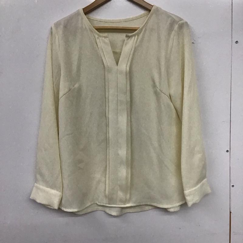 ロペピクニック ROPE  PICNIC カットソー 長袖 40 無地 アイボリー / アイボリー /  レディース USED 古着 中古 10134642