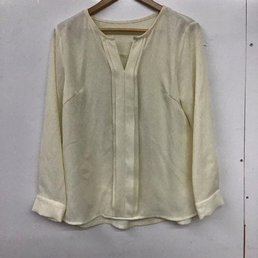 ロペピクニック ROPE  PICNIC カットソー 長袖 40 無地 アイボリー / アイボリー /  レディース USED 古着 中古 10134642