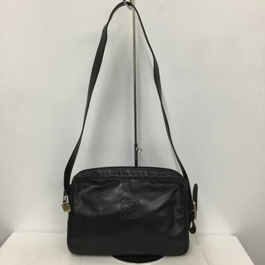 ロエベ LOEWE ショルダーバッグ ショルダーバッグ オールドロエベ ワンポイント 黒 / ブラック /  レディース USED 古着 中古 10137338
