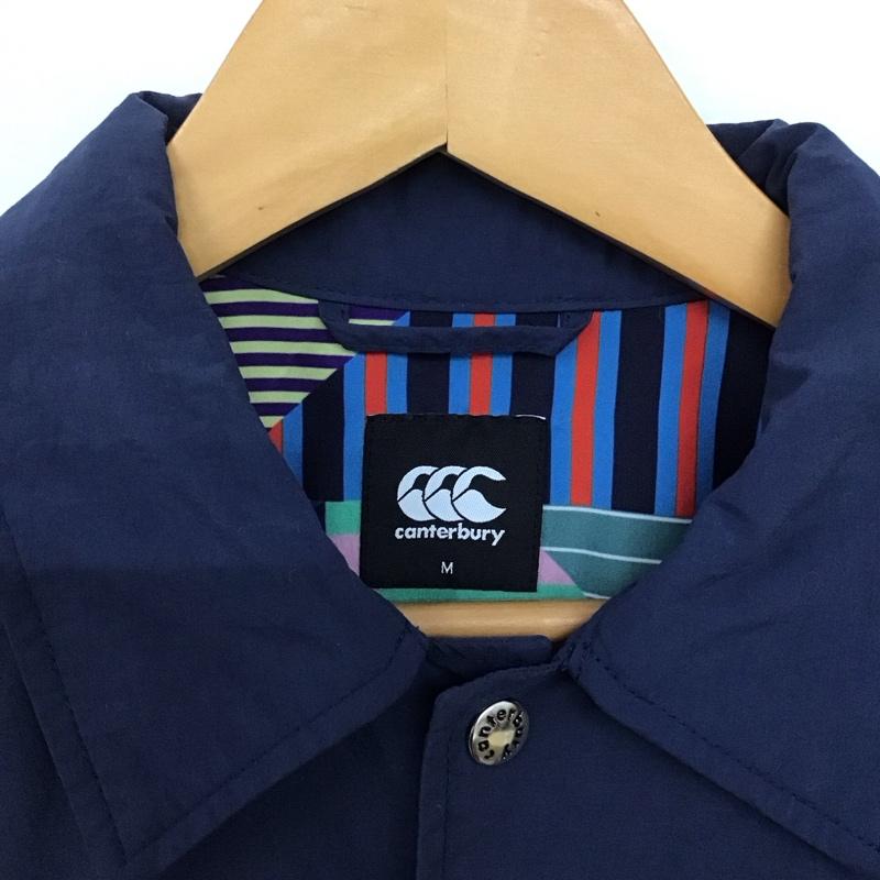 カンタベリー CANTERBURY ジャケット、上着 ジャンパー、ブルゾン M プリント X ロゴ、文字 紺 / ネイビー /  メンズ USED 古着 中古 10141130