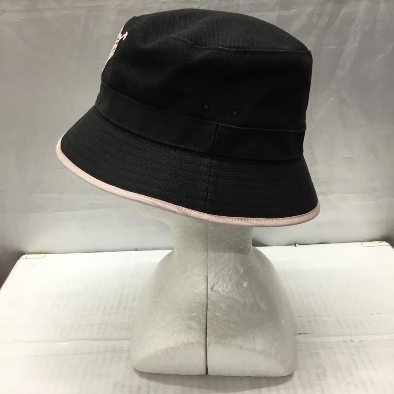 レッドバレンチノ RED VALENTINO 帽子 ハット VQ0HGA06XGU バケットハット ワンポイント 黒 / ブラック / X 桃 / ピンク /  レディース USED 古着 中古 10114851