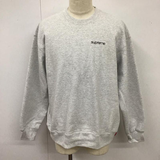 シュプリーム Supreme トレーナー 長袖 23aw nyccrewneck 長袖トレーナー スウェット L ロゴ、文字 灰 / グレー /  メンズ USED 古着 中古 10115140
