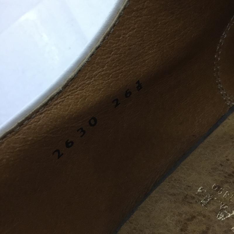 リーガル REGAL カジュアルシューズ カジュアルシューズ 2630 レースアップ 26.5 26.5cm 無地 白 / ホワイト /  メンズ USED 古着 中古 10151042