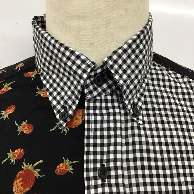 カネコイサオ KANEKOISAO シャツ、ブラウス 長袖 長袖シャツ カラーシャツ ポケットシャツ 長袖カットソー チェックシャツ プリント マルチカラー / マルチカラー /  メンズ USED 古着 中古 10114966