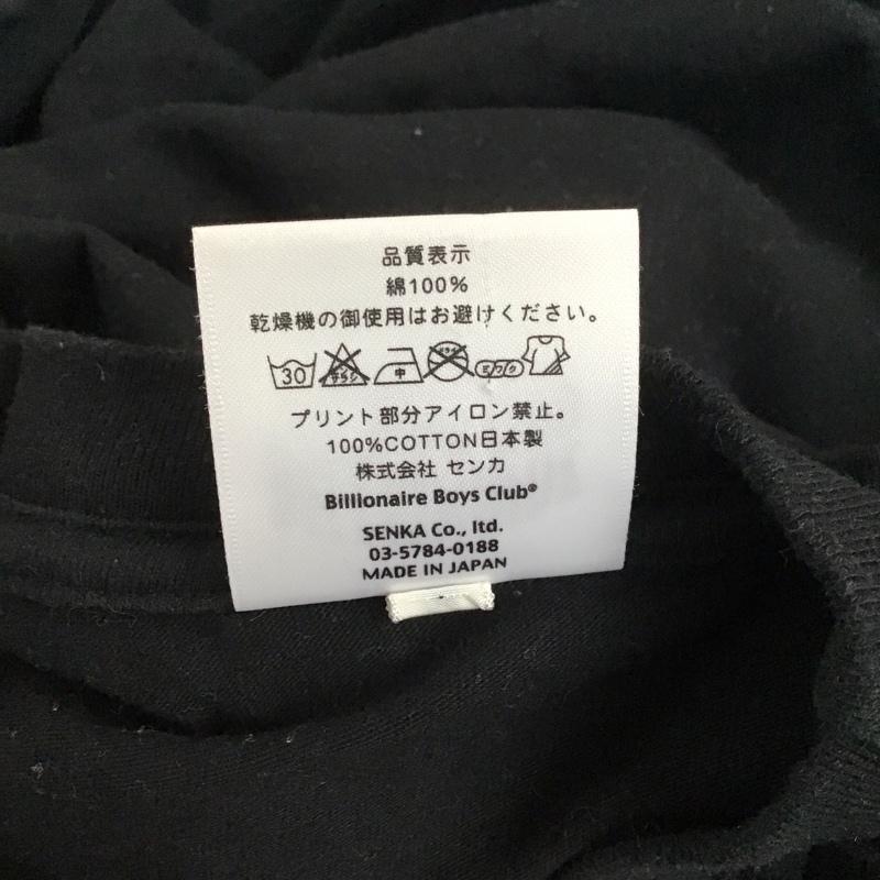 ビリオネア・ボーイズ・クラブ BILLIONAIRE BOYS CLUB Tシャツ 半袖 クルーネック コットン L ロゴ、文字 黒 / ブラック /  メンズ USED 古着 中古 10123012