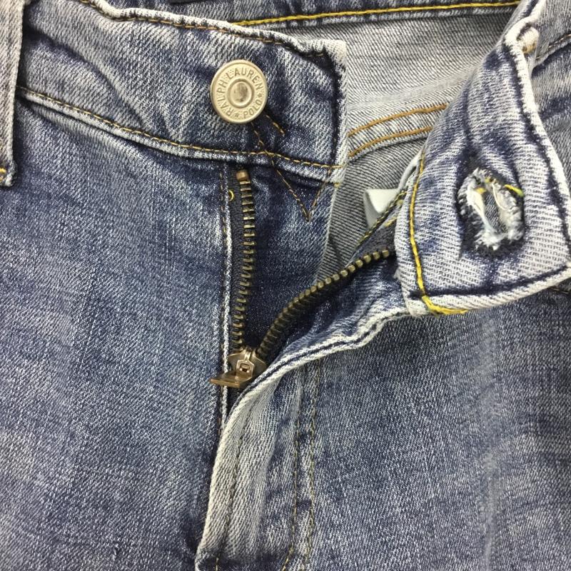 ポロラルフローレン POLO RALPH LAUREN パンツ デニム、ジーンズ 32 無地 青 / ブルー /  メンズ USED 古着 中古 10115683