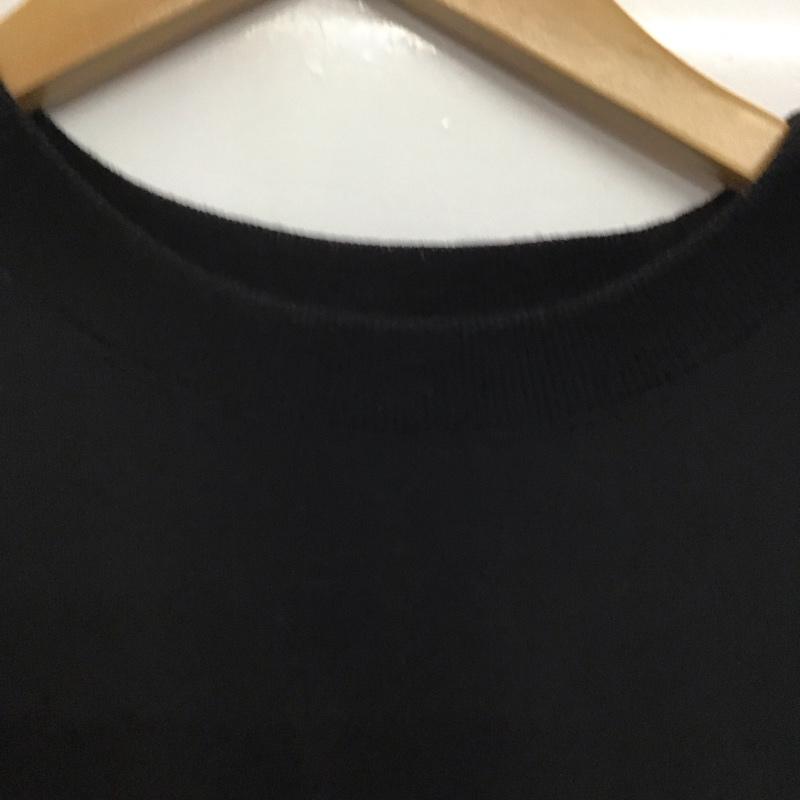 ルーカ RVCA Tシャツ 半袖 BB041-266 クルーネック バックプリント S ロゴ、文字 黒 / ブラック /  メンズ USED 古着 中古 10144079
