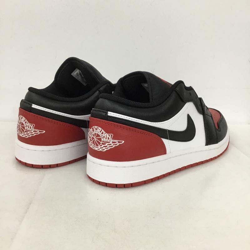 ナイキ NIKE スニーカー スニーカー 553558-161 AIR JORDAN 1 LOW 28.5cm 箱有 28.5cm ロゴ、文字 白 / ホワイト / X 黒 / ブラック / X 赤 / レッド /  メンズ USED 古着 中古 10150957