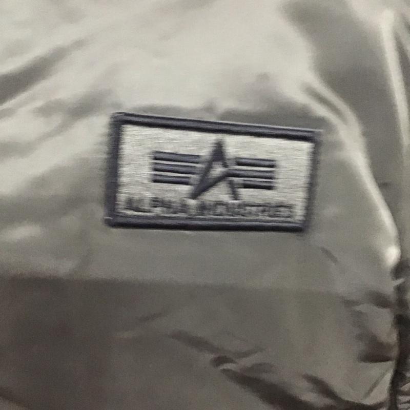 アルファインダストリー Alpha Industries ジャケット、上着 ジャケット、ブレザー ジップアップジャケット ジャンパー ジャケット カジュアルジャケット アウター XL ロゴ、文字 カーキ / カーキ /  メンズ USED 古着 中古 10124258