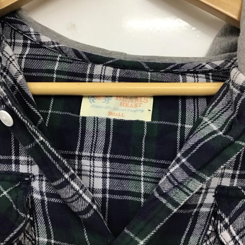 ビームス ハート BEAMS HEART カットソー 長袖 長袖シャツパーカー チェックシャツ 長袖カットソー S チェック マルチカラー / マルチカラー /  メンズ USED 古着 中古 10117651