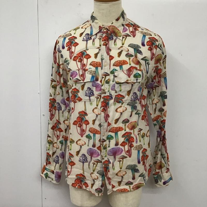 ポールスミス Paul Smith シャツ、ブラウス 長袖 長袖シャツ カラーシャツ ポケットシャツ 長袖カットソー プリントシャツ M プリント マルチカラー / マルチカラー /  メンズ USED 古着 中古 10118244