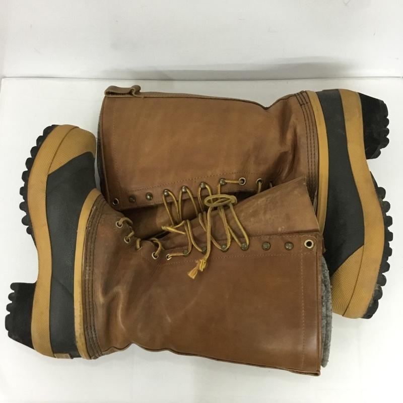 ホワイツブーツ WHITE S BOOTS ブーツ 一般 スノーブーツ ウィンターブーツ .レースアップ 無地 茶 / ブラウン /  メンズ USED 古着 中古 10129554
