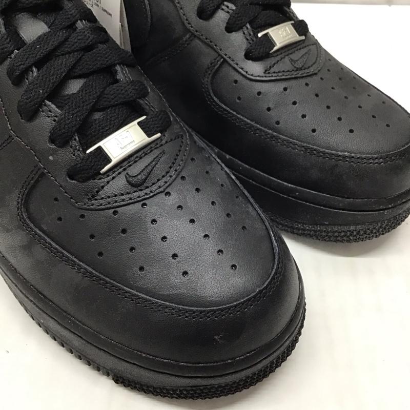 ナイキ NIKE スニーカー スニーカー CU9225 001 AIR FORCE 1 LOW SUPREME 27cm 箱有 27.0cm ロゴ、文字 黒 / ブラック /  メンズ USED 古着 中古 10118871