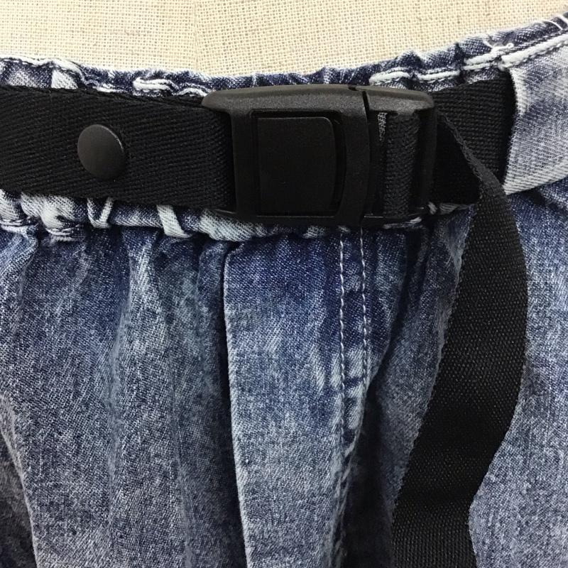 ニコアンド niko and... スカート ロングスカート ロングスカート フレアスカート カジュアルスカート L 無地 インディゴ / インディゴ /  レディース USED 古着 中古 10113071