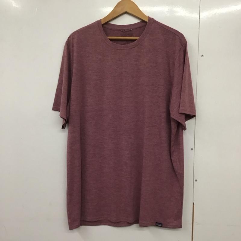パタゴニア patagonia Tシャツ 半袖 XL 無地 紫 / パープル /  メンズ USED 古着 中古 10143307