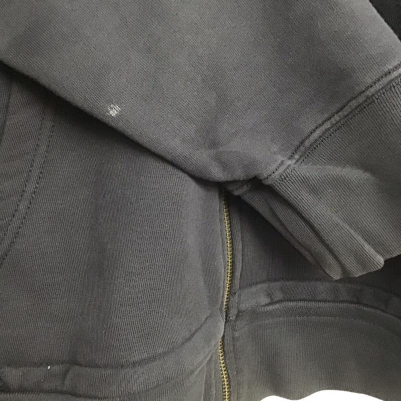 ディーゼル DIESEL パーカー 長袖 長袖パーカー ジップアップパーカー スウェット L プリント 紺 / ネイビー /  メンズ USED 古着 中古 10141898