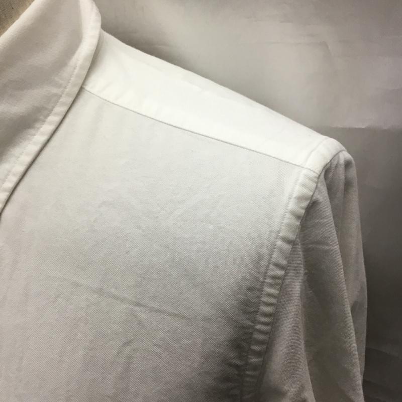 ワコマリア WACKO MARIA シャツ、ブラウス 長袖 長袖シャツ カラーシャツ ポケットシャツ 長袖カットソー ボタンダウンシャツ M プリント 白 / ホワイト /  メンズ USED 古着 中古 10117525