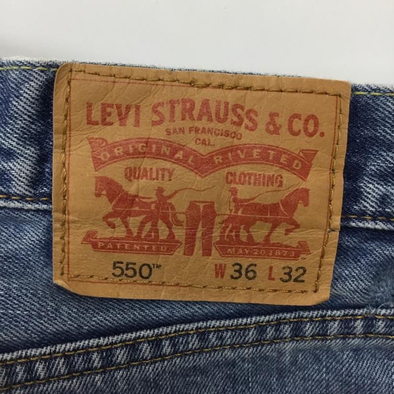 リーバイストラウスアンドコー Levi Strauss & co. パンツ デニム、ジーンズ デニムパンツ ストレートパンツ ワイドパンツ カジュアルパンツ 36 無地 インディゴ / インディゴ /  メンズ USED 古着 中古 10114048
