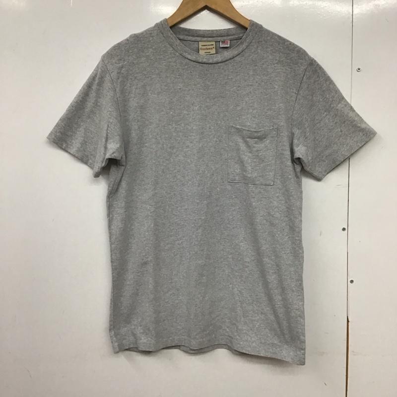 グッドウェア Goodwear Tシャツ 半袖 半袖カットソー プリントTシャツ クルーネックカットソー M 無地 灰 / グレー /  メンズ USED 古着 中古 10150933