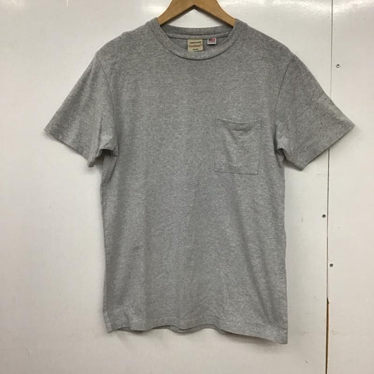 グッドウェア Goodwear Tシャツ 半袖 半袖カットソー プリントTシャツ クルーネックカットソー M 無地 灰 / グレー /  メンズ USED 古着 中古 10150933