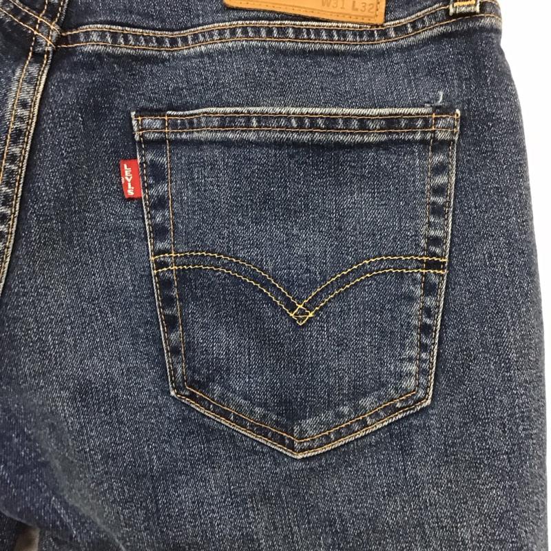 リーバイストラウスアンドコー Levi Strauss & co. パンツ デニム、ジーンズ デニムパンツ ワイドパンツ カジュアルパンツ ストレッチパンツ 31インチ 無地 インディゴ / インディゴ /  メンズ USED 古着 中古 10144802