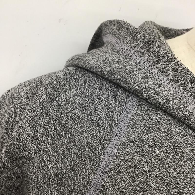 ジムマスター gym master パーカー 長袖 ジップアップパーカー 長袖パーカー フード付きパーカー M 無地 灰 / グレー /  メンズ USED 古着 中古 10118624