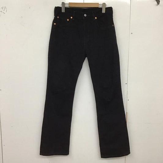 リーバイストラウスアンドコー Levi Strauss & co. パンツ デニム、ジーンズ デニムパンツ スリムパンツ カジュアルパンツ 29インチ 無地 黒 / ブラック /  メンズ USED 古着 中古 10128657