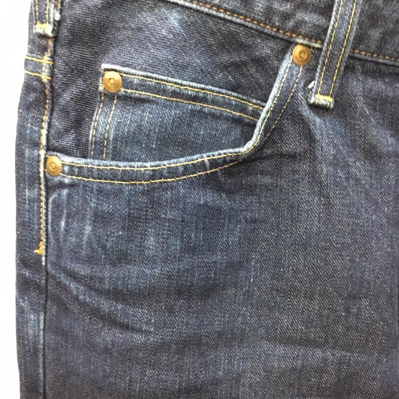 リーライダース LEERIDERS パンツ デニム、ジーンズ デニムパンツ ストレートパンツ スリムパンツ カジュアルパンツ jhons コラボ 29インチ 無地 インディゴ / インディゴ /  メンズ USED 古着 中古 10114128