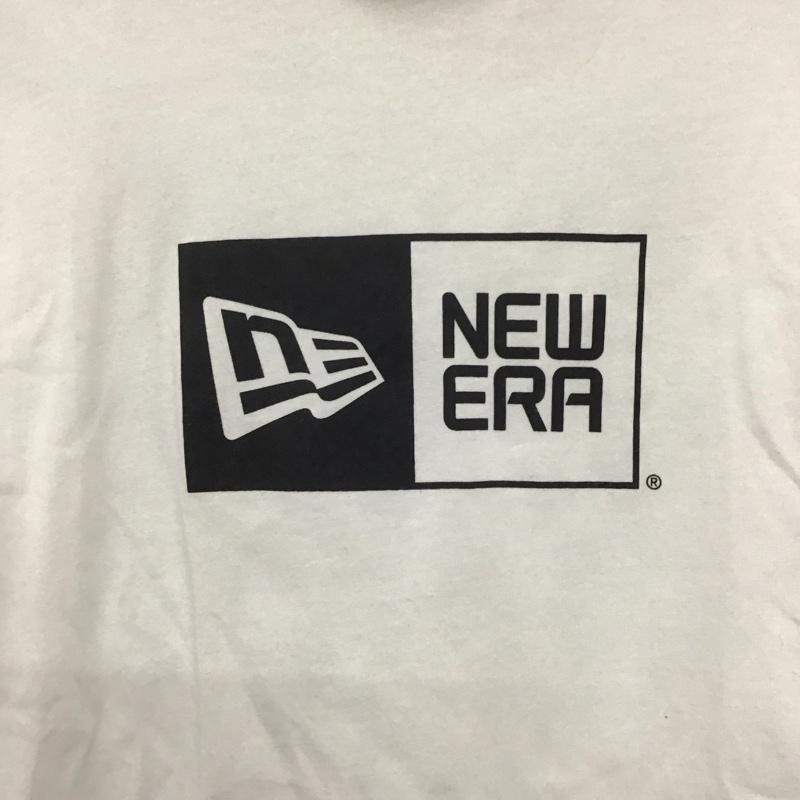 ニューエラ NEW ERA Tシャツ 半袖 半袖カットソー プリントTシャツ クルーネックカットソー M ロゴ、文字 白 / ホワイト /  メンズ USED 古着 中古 10142902