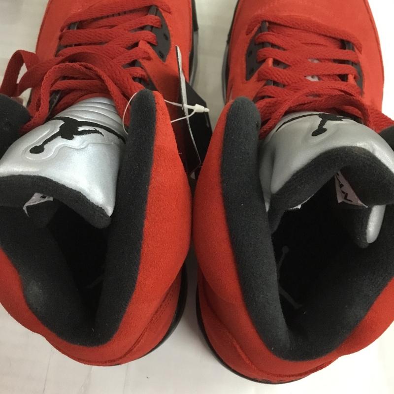 ナイキ NIKE スニーカー スニーカー DD0587-600 AIR JORDAN 5 RETRO 26cm 箱有 26.0cm ワンポイント 赤 / レッド / X 黒 / ブラック / X 灰 / グレー /  メンズ USED 古着 中古 10124200