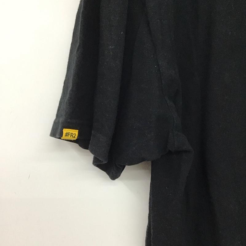 エフアールツー FR2 Tシャツ 半袖 半袖カットソー プリントTシャツ クルーネックカットソー XL ロゴ、文字 黒 / ブラック /  メンズ USED 古着 中古 10145710