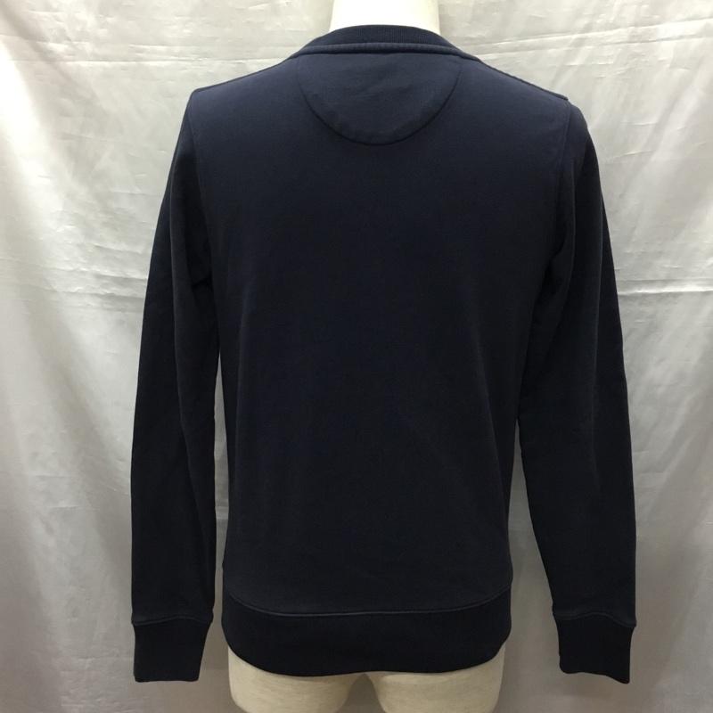 サタデーズ ニューヨークシティ Saturdays NYC トレーナー 長袖 XS ロゴ、文字 紺 / ネイビー /  メンズ USED 古着 中古 10121822