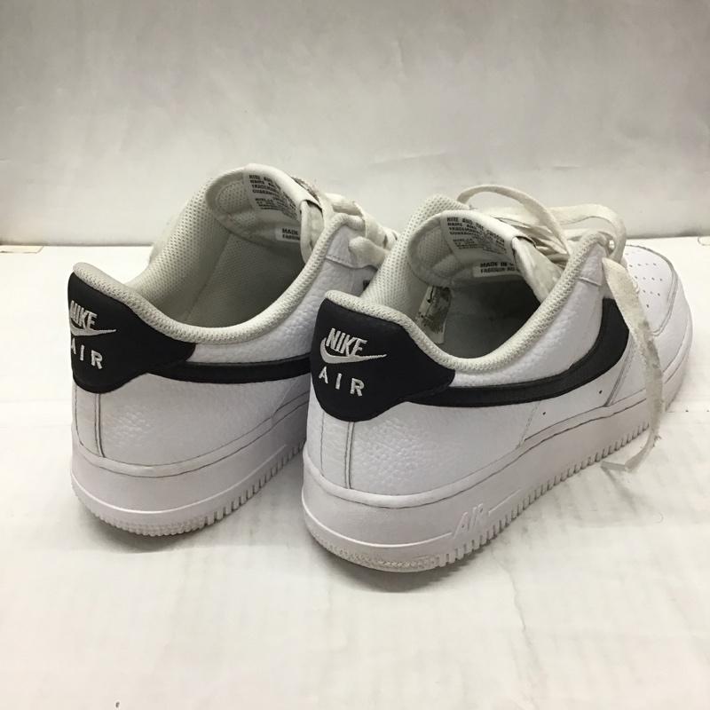 ナイキ NIKE スニーカー スニーカー CT2302 100 AIR FORCE 1 07 エアフォース 26cm 箱有 26.0cm ロゴ、文字 白 / ホワイト / X 黒 / ブラック /  メンズ USED 古着 中古 10111761