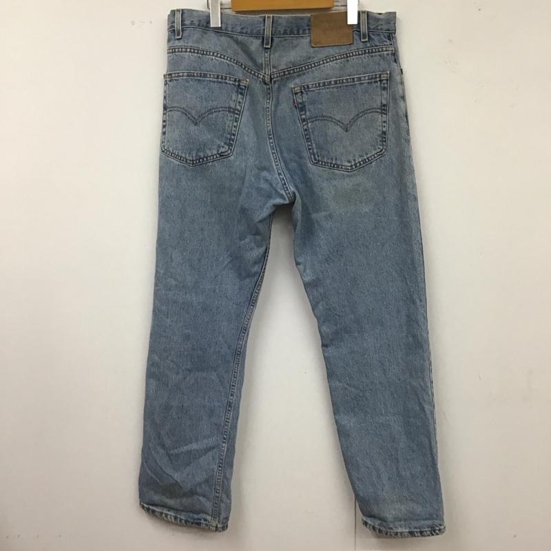 リーバイストラウスアンドコー Levi Strauss & co. パンツ デニム、ジーンズ デニムパンツ ストレートパンツ ワイドパンツ カジュアルパンツ 38 無地 インディゴ / インディゴ /  メンズ USED 古着 中古 10116185