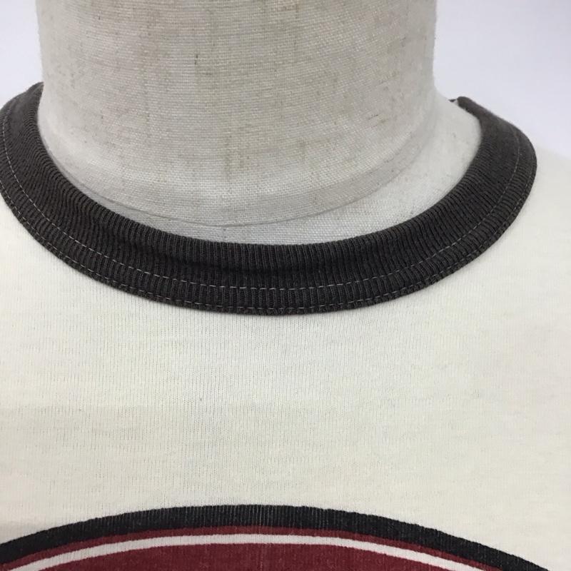 ブートレガーズ BOOTLEGGERS Tシャツ 半袖 半袖カットソー プリントTシャツ クルーネックカットソー M ロゴ、文字 白 / ホワイト /  メンズ USED 古着 中古 10125331