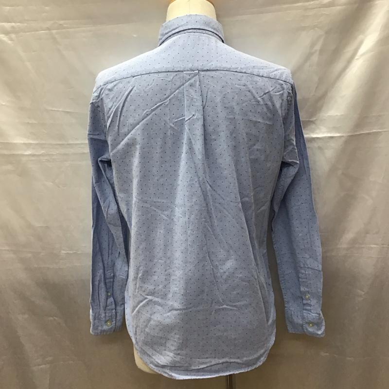 グローバルワーク GLOBAL WORK シャツ、ブラウス 長袖 長袖シャツ カラーシャツ ポケットシャツ 長袖カットソー ドットシャツ M ドット インディゴ / インディゴ /  メンズ USED 古着 中古 10116870