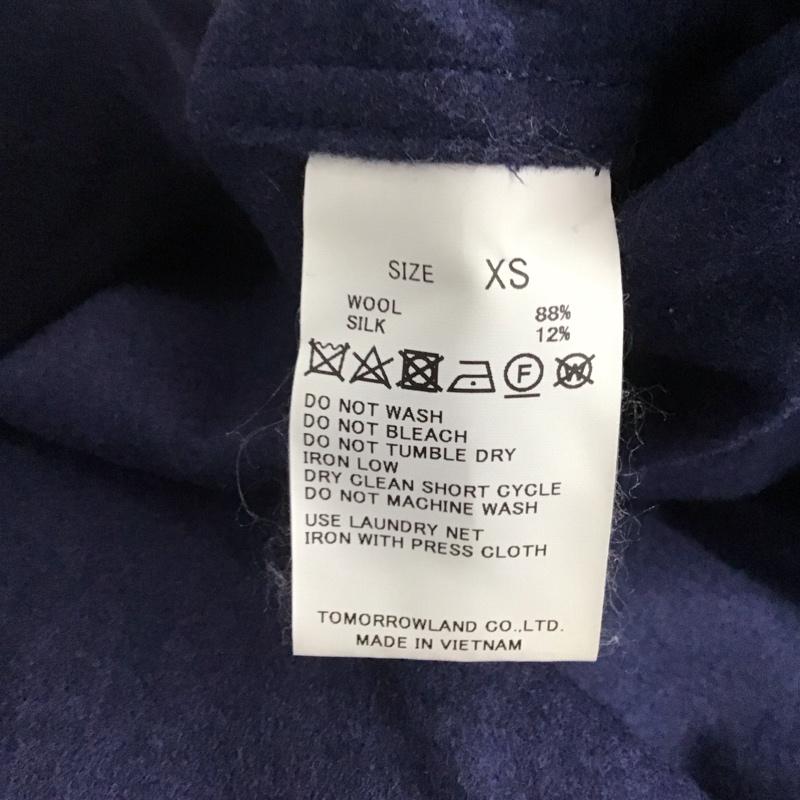 トゥモローランド TOMORROWLAND シャツ、ブラウス 長袖 長袖シャツ 無地シャツ カラーシャツ XS 無地 紺 / ネイビー /  メンズ USED 古着 中古 10145931