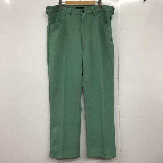 グラム glamb パンツ スラックス ワイドパンツ スラックスパンツ カジュアルパンツ ストレッチ L 無地 薄緑 / ライトグリーン /  メンズ USED 古着 中古 10144496