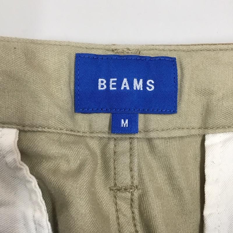 ビームス BEAMS ボトムス ボトムス 11-23-1417-803 八分丈パンツ クロップド丈 M 無地 ベージュ / ベージュ /  メンズ USED 古着 中古 10117060
