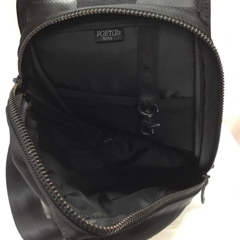 ポーター PORTER ボディバッグ ボディバッグ ヒート スリングショルダーバッグ ワンショルダー ロゴ、文字 黒 / ブラック /  メンズ USED 古着 中古 10111990